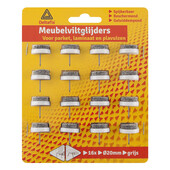Deltafix Deltafix meubel viltglijders spijker 20mm grijs 4640