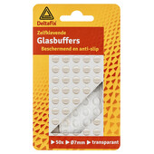 Deltafix Deltafix zelfklevende glasbuffers transparant  718