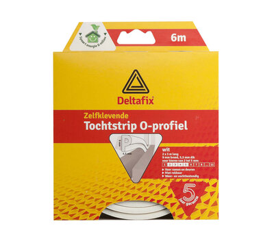 Deltafix zelfklevende tochtstrip O-profiel 6m 147