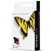 SecondLife SecondLife  inktcartridge voor Brother LC123M rood