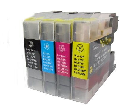 SecondLIfe inktcartridge voor Brother LC1240 XLMultipack