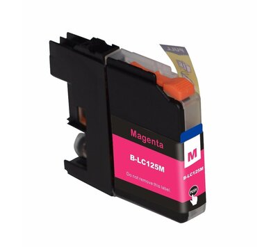 SecondLife inktcartridge voor Brother LC125M XL rood