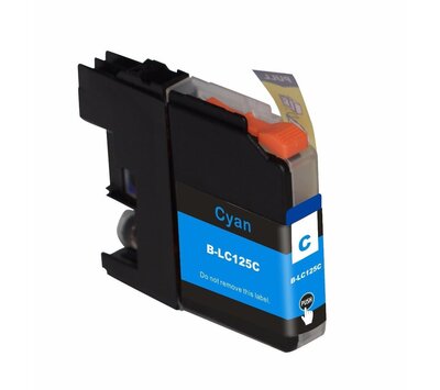 SecondLife inktcartridge voor Brother LC125C XL blauw