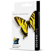 SecondLife SecondLife inktcartridge voor Brother LC225 C blauw