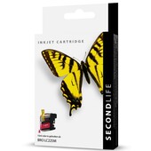 SecondLife SecondLife  inktcartridge voor Brother LC225M rood
