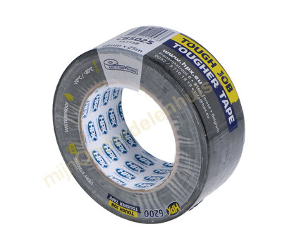 HPX pantsertape zwart 48 mm x 25 meter CB5025