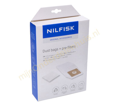Originele stofzuigerzakken voor Nilfisk Go 78602600