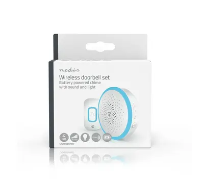 Nedis draadloze deurbel DOORB10WT