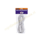 VB VB Euro verlengsnoer plat 5m wit 61089
