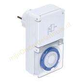 Q-Link Q-Link  tijdschakelklok voor buiten spatwaterdicht IP44 	5350312
