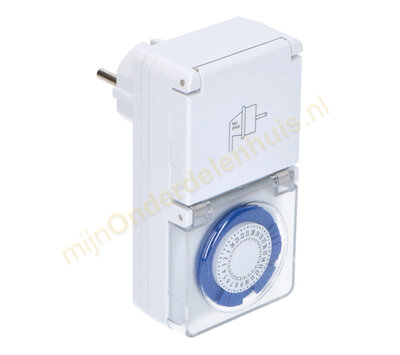 Q-Link  tijdschakelklok voor buiten spatwaterdicht IP44 	5350312