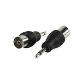COM Jack 3,5mm verloopplug naar coax female