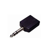 COM Verloop 6,35mm jack > 2x 6.35mm contra