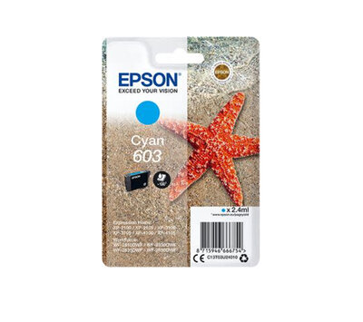 Originele Epson inktcartridge 603 blauw C13T03U24010