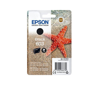 Originele Epson inktcartridge 603 zwart C13T03U14010
