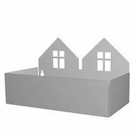 Twin house box  Grijs
