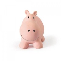 Nijlpaard bad/bijtspeeltje met rammelaar