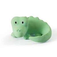 Krokodil bad/bijtspeeltje met rammelaar