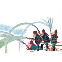 Fotobehang Fire Brigade (389.6 x 280 cm)