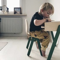 Kinderbureau plus stoel groen
