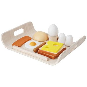 PlanToys Houten ontbijtset