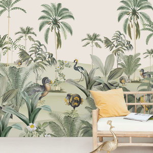 Creative lab amsterdam Dodo oasis Behang Mural