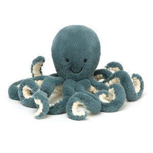 Jellycat Knuffeloctopus blauw (23cm)