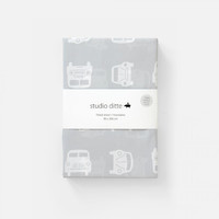 Hoeslaken auto lichtgrijs (200x90cm)