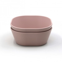 Kom vierkant blush (set van 2)