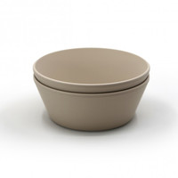 Kom rond vanilla (set van 2)