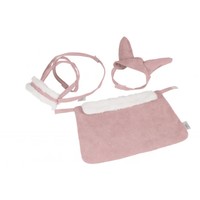 Deken en mutsje roze