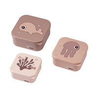 Snack box set 3 pcs Sea friends (powder)