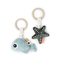 Hanging activity toy 2 pcs Wally (blue)