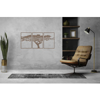 Drieluik Levensboom Naturel