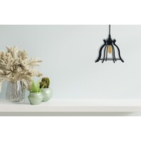Lampen - Industriële lamp 005 - Zwart