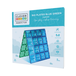Cleverclixx Big Plates Blue Green | 2 Stuks
