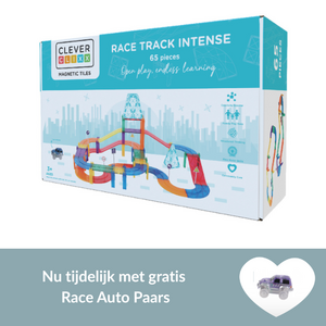 Cleverclixx Race Track Intense + gratis Race Auto Paars