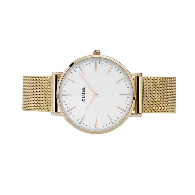 Cluse Uurwerk Boho Chic Mesh gold/white