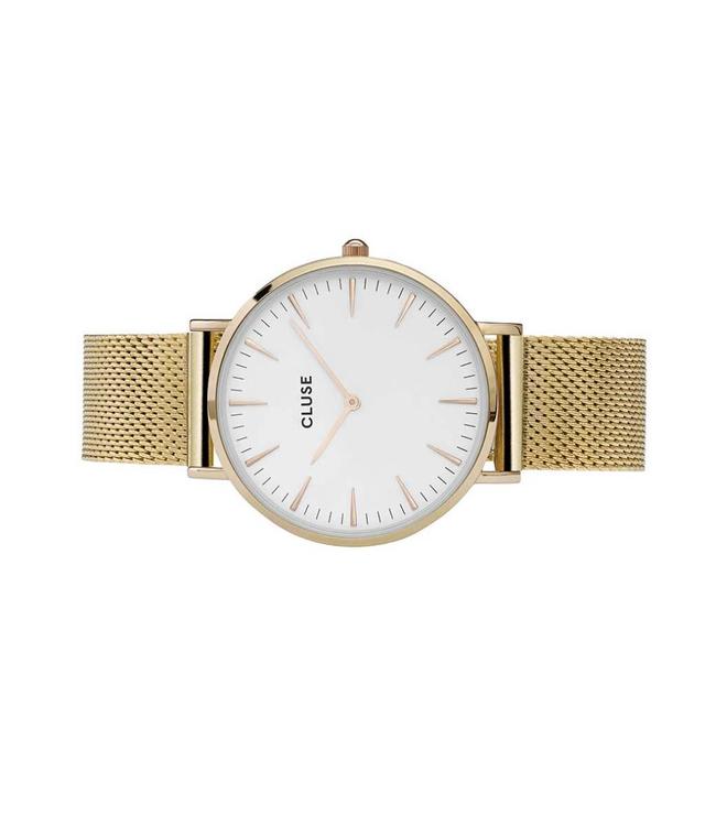 Cluse Uurwerk Boho Chic Mesh gold/white