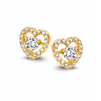 Silver Rose Oorbel Amour