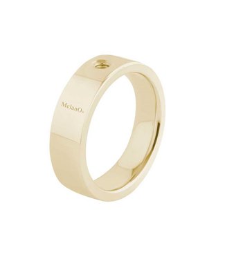 MelanO Twisted ring Tatum, Gold plated, breed
