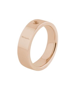 MelanO Twisted ring Tatum, rosegold, breed