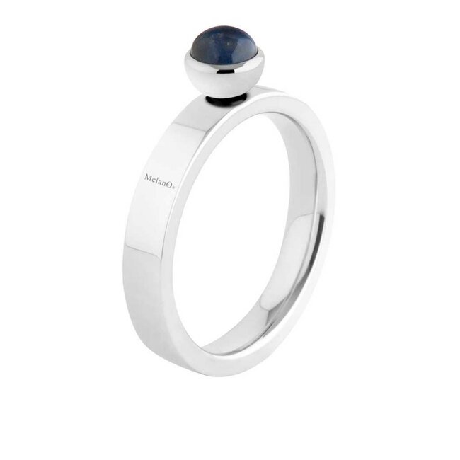 MelanO Twisted ring Tatum, Stainless Steel, smal