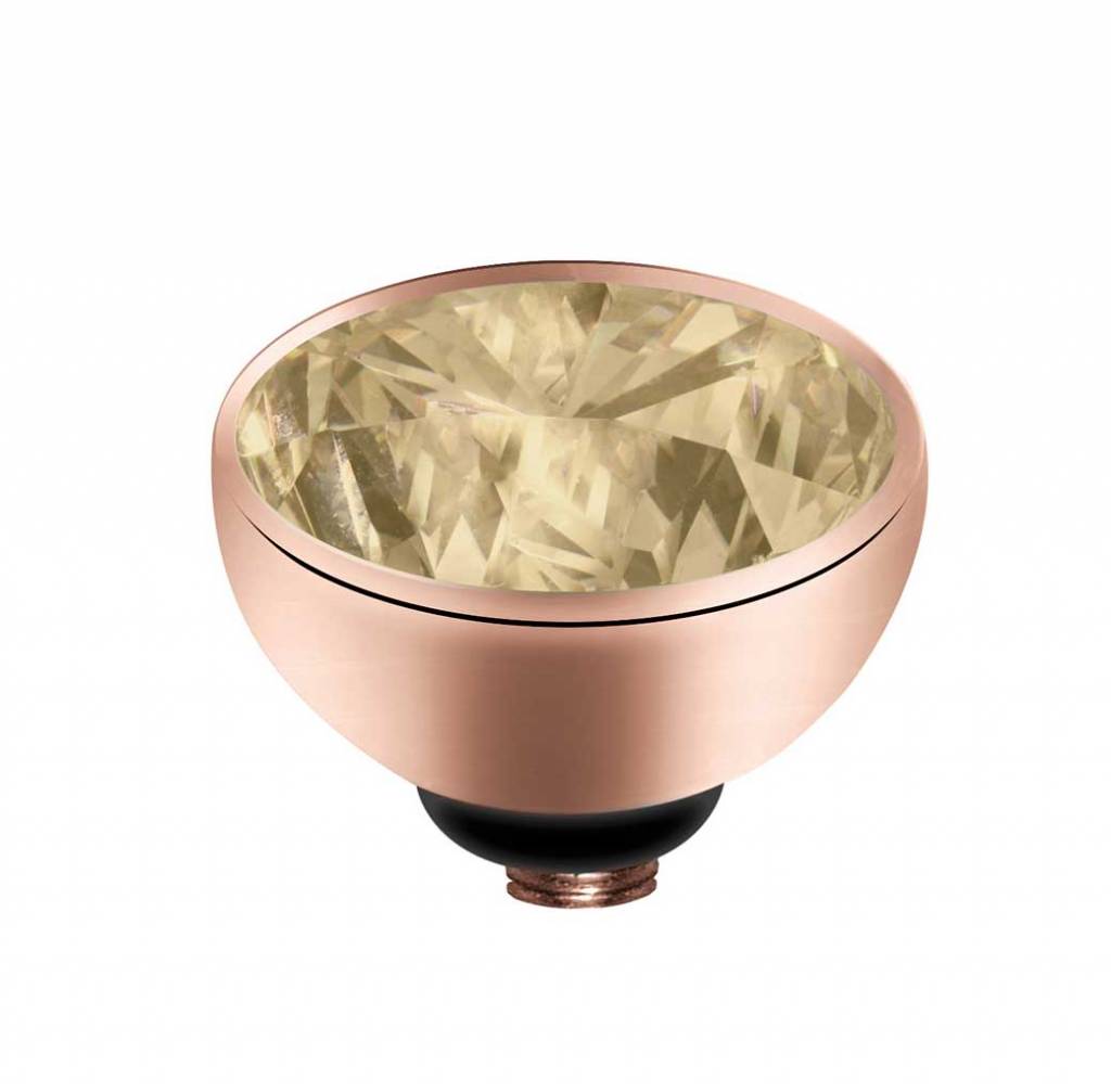 MelanO Twisted CZ setting, RG, HONEY Babazou