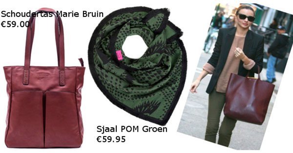 Drie combinaties met een shopper handtas