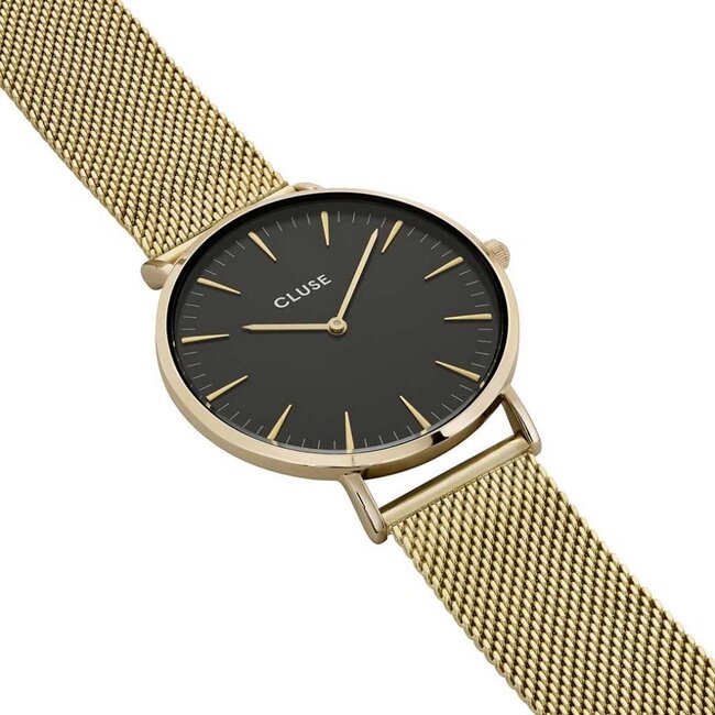 Cluse Uurwerk Boho Chic Mesh gold/black