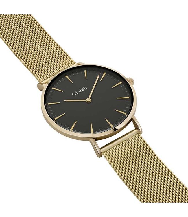Cluse Uurwerk Boho Chic Mesh gold/black
