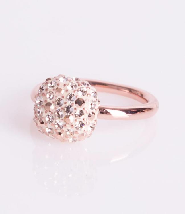 Phantasya Ring Crystal Square Rosegold