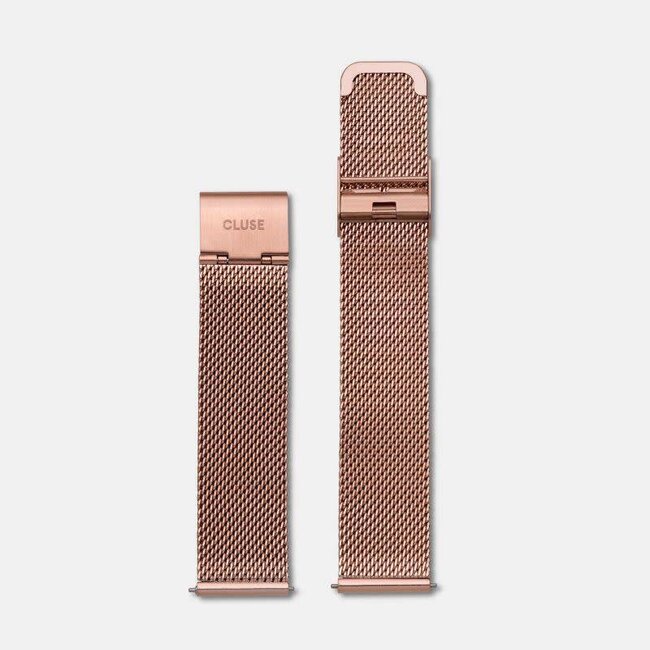 Cluse Uurwerkbandje  Minuit strap mesh rose gold