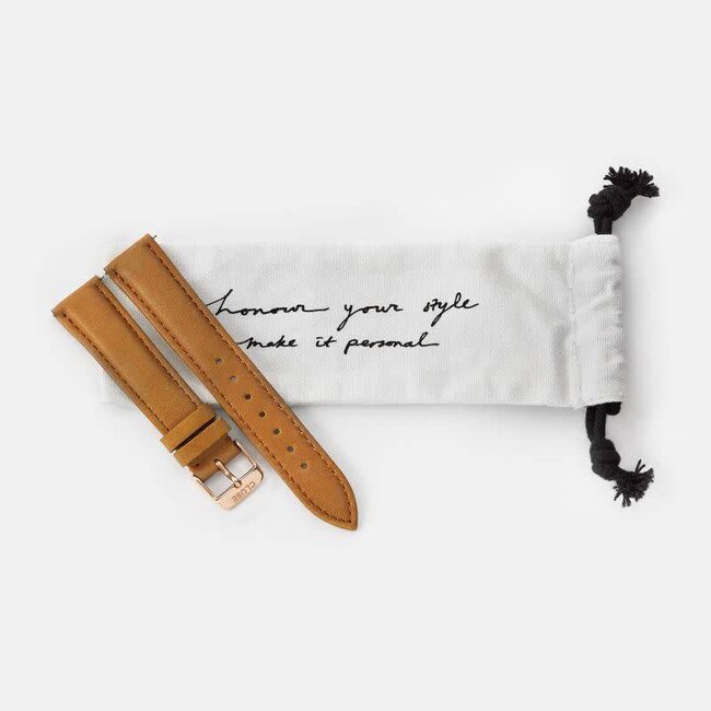 Cluse Uurwerkbandje Boho Chic Strap Caramel/Gold